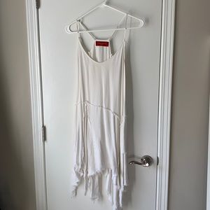 AKIRA white fringe dress